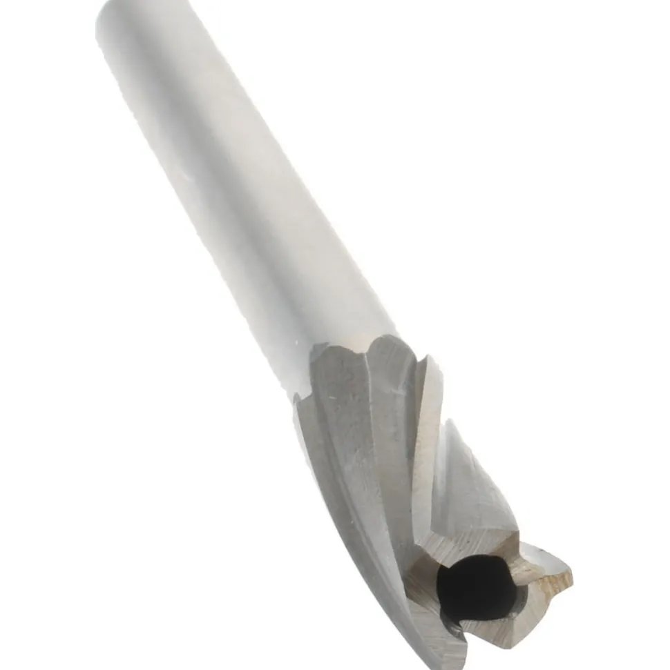 3/8" Dia, 5/16" Shank, Dia, 3 Flutes, Straight Shank, Interchangeable Pilot Counterbore