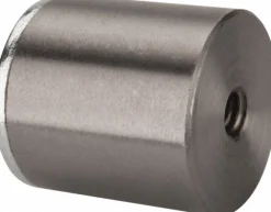 1" Dia, 1/4-20 Thread, 8 Lb Average Pull Force, Alnico Pot Magnets