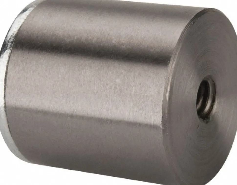 1" Dia, 1/4-20 Thread, 8 Lb Average Pull Force, Alnico Pot Magnets