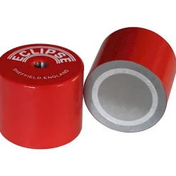 1-1/16" Dia, 10-32 Thread, 9 Lb Average Pull Force, Mild Steel, Alnico Pot Magnets