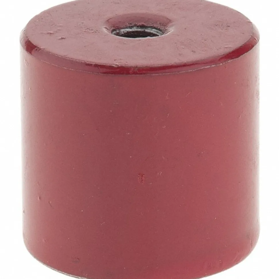 1-1/16" Dia, 1/4-20 Thread, 18 Lb Average Pull Force, Nickel Chrome Plated Alnico Pot Magnets