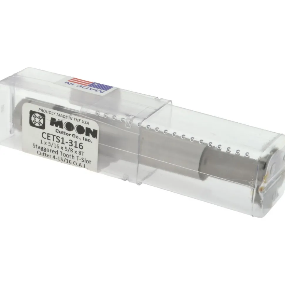 1" Dia, 3/16" Wide, Cobalt T-Slot Cutter