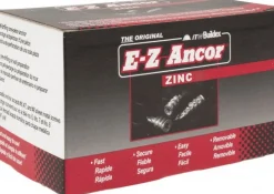 1/2" Dia x 1-5/8" OAL, #8 Screw, Zinc Self Drilling Drywall & Hollow Wall Anchor