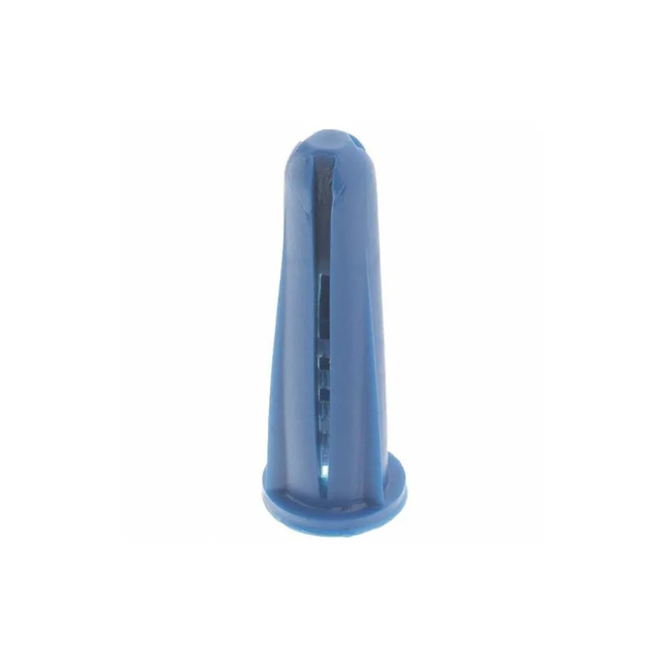 1/4" Dia x 1" OAL, #10 to #12 Screw, Plastic Plug Drywall & Hollow Wall Anchor