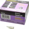 5/16" Dia x 1-5/8" OAL, #6 to #10 Screw, Thermoplastic Alloy Self Drilling Drywall & Hollow Wall Anchor