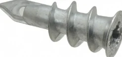 7/16" Dia x 1-1/4" OAL, #6 to #8 Screw, Zinc Self Drilling Drywall & Hollow Wall Anchor
