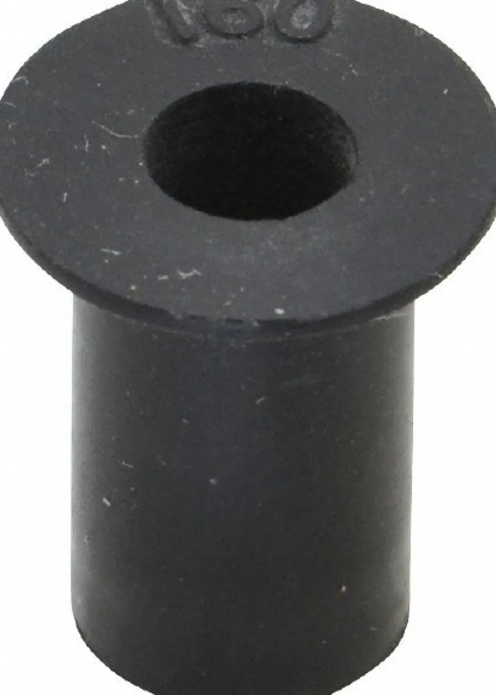 #10-32, 0.562" Dia x 0.04" Thick Flange, Rubber Insulated Rivet Nut