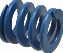 Die Spring: 1" Hole Dia, 1/2" Rod Dia, 1" Free Length, Blue