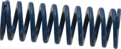 Die Spring: 3/8" Hole Dia, 3/16" Rod Dia, 1" Free Length, Blue
