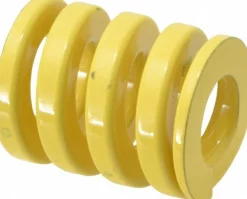 Die Spring: 1-1/4" Hole Dia, 5/8" Rod Dia, 1-1/2" Free Length, Yellow