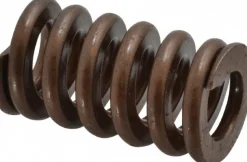 Die Spring: 1" Hole Dia, 1/2" Rod Dia, 1-3/4" Free Length, Gold