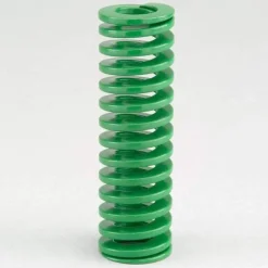 Die Spring: 3/4" Hole Dia, 3/8" Rod Dia, 2" Free Length, Green
