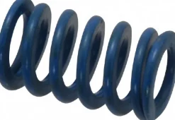 Die Spring: 5/8" Hole Dia, 11/32" Rod Dia, 1" Free Length, Blue