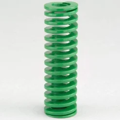 Die Spring: 5/8" Hole Dia, 11/32" Rod Dia, 1-1/2" Free Length, Green