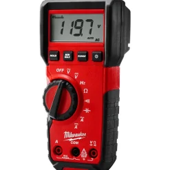 Digital Multimeter: 2.00 Hz - 50.00 kHz Frequency, Plastic