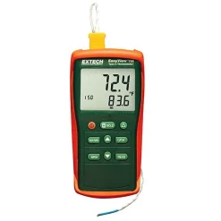 Digital Easy View Single Input Thermometer: 1,999 ° F, K Thermocouple Sensor