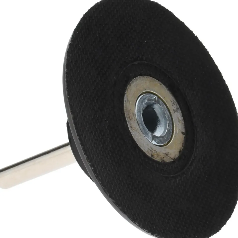 Disc Backing Pad: 3" Dia, Quick-Change Type R