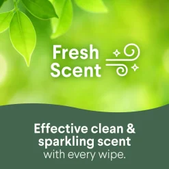 Disinfecting Wipes, Bleach Free Cleaning Wipes, 1-Ply, 7