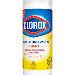 Disinfecting Wipes, Bleach Free Cleaning Wipes, 1-Ply, 7