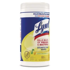 Disinfecting Wipes, 1-Ply, 7