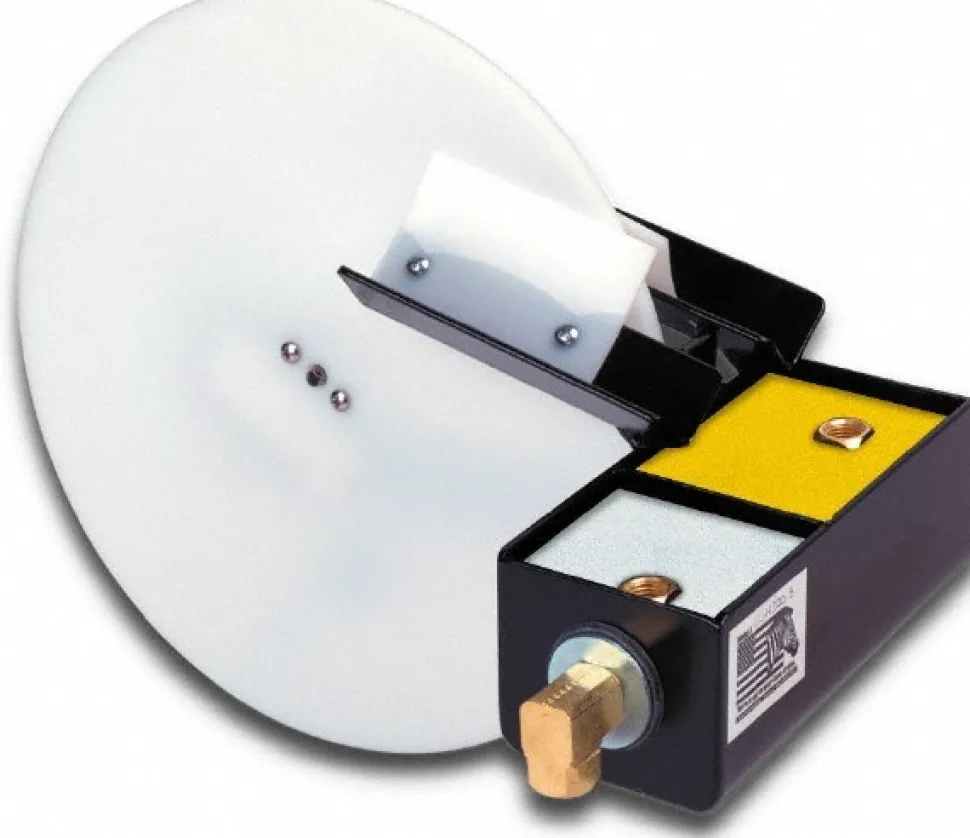 Disk Oil Skimmer: 0.50 GPH, 4-1/2" Reach