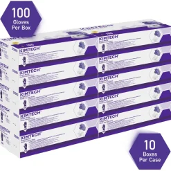 Disposable Gloves: Series Kimtech Purple Nitrile, Size Large, 6.0000 mil, Nitrile, Medical, Powder-Free