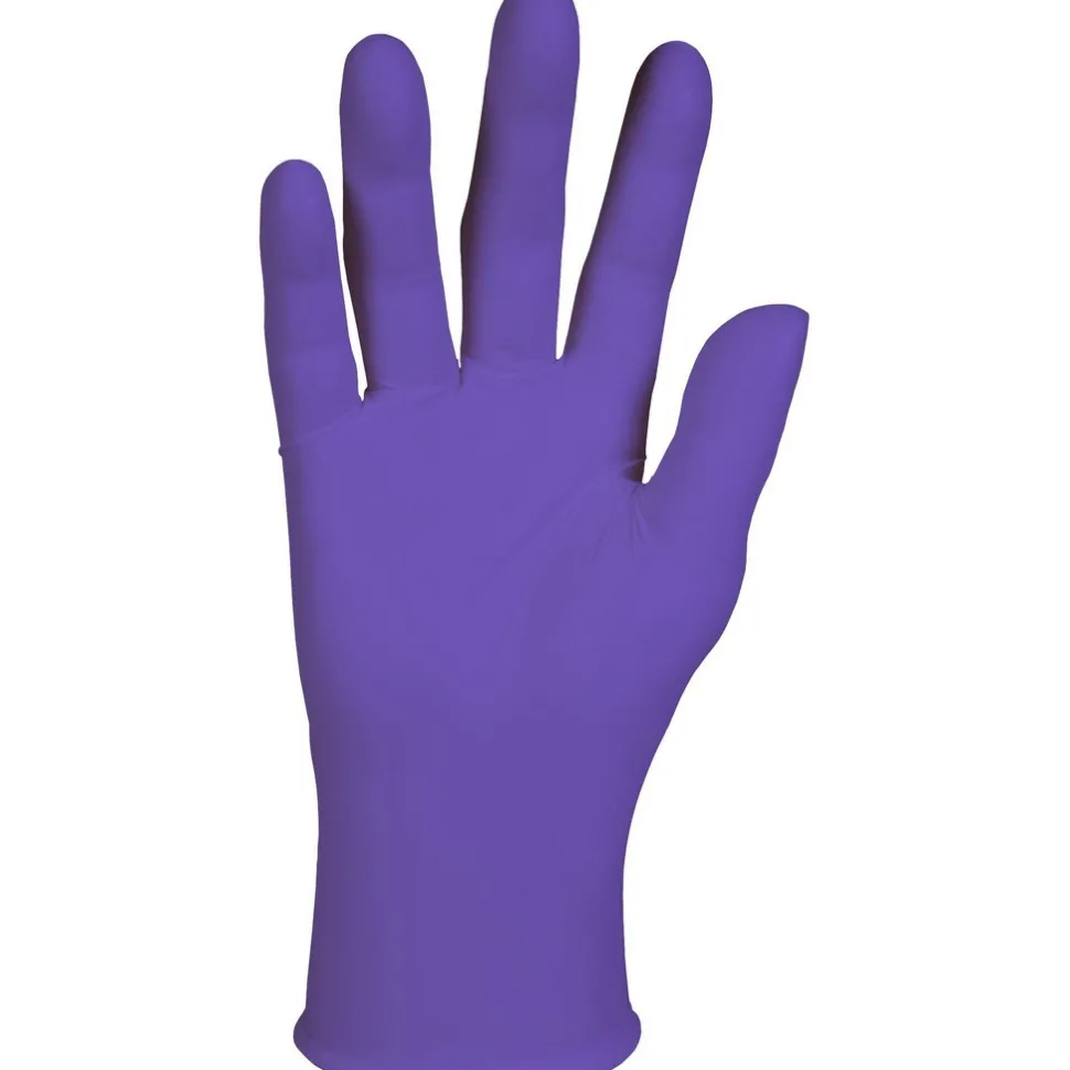 Disposable Gloves: Series Kimtech Purple Nitrile, Size Medium, 6.0000 mil, Nitrile, Medical, Powder-Free