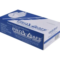 Disposable Gloves: Size Large, 5.0000 mil, Nitrile, General Purpose, Powder-Free