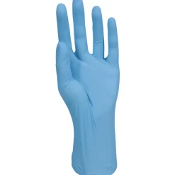 Disposable Gloves: Size Large, 5.0000 mil, Nitrile, General Purpose, Powder-Free