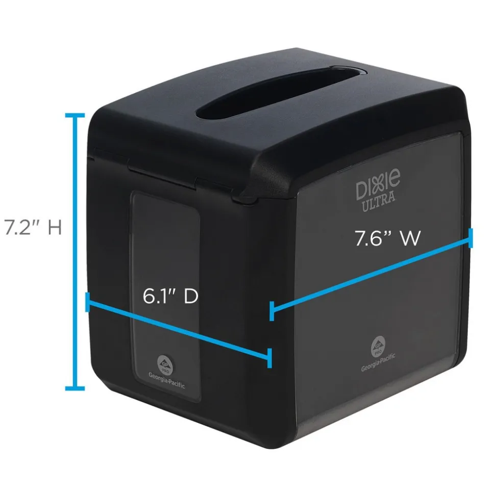 Dixie Ultra Tabletop Interfold Napkin Dispenser, Black