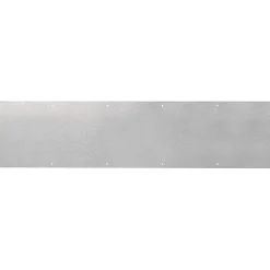 Door Kick Plates: Finish/Coating: Satin Stainless Steel; Length (Inch): 35