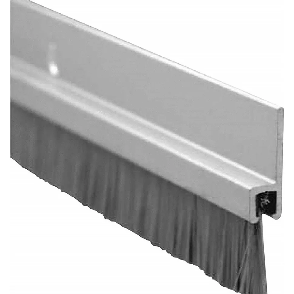Door Sweeps & Seals: Flange Material: Anodized Aluminum