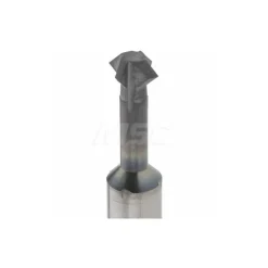 Double Angle Milling Cutter: 90 °, 3/16" Cut Dia, 0.093" Cut Width, 3/16" Shank Dia, Solid Carbide