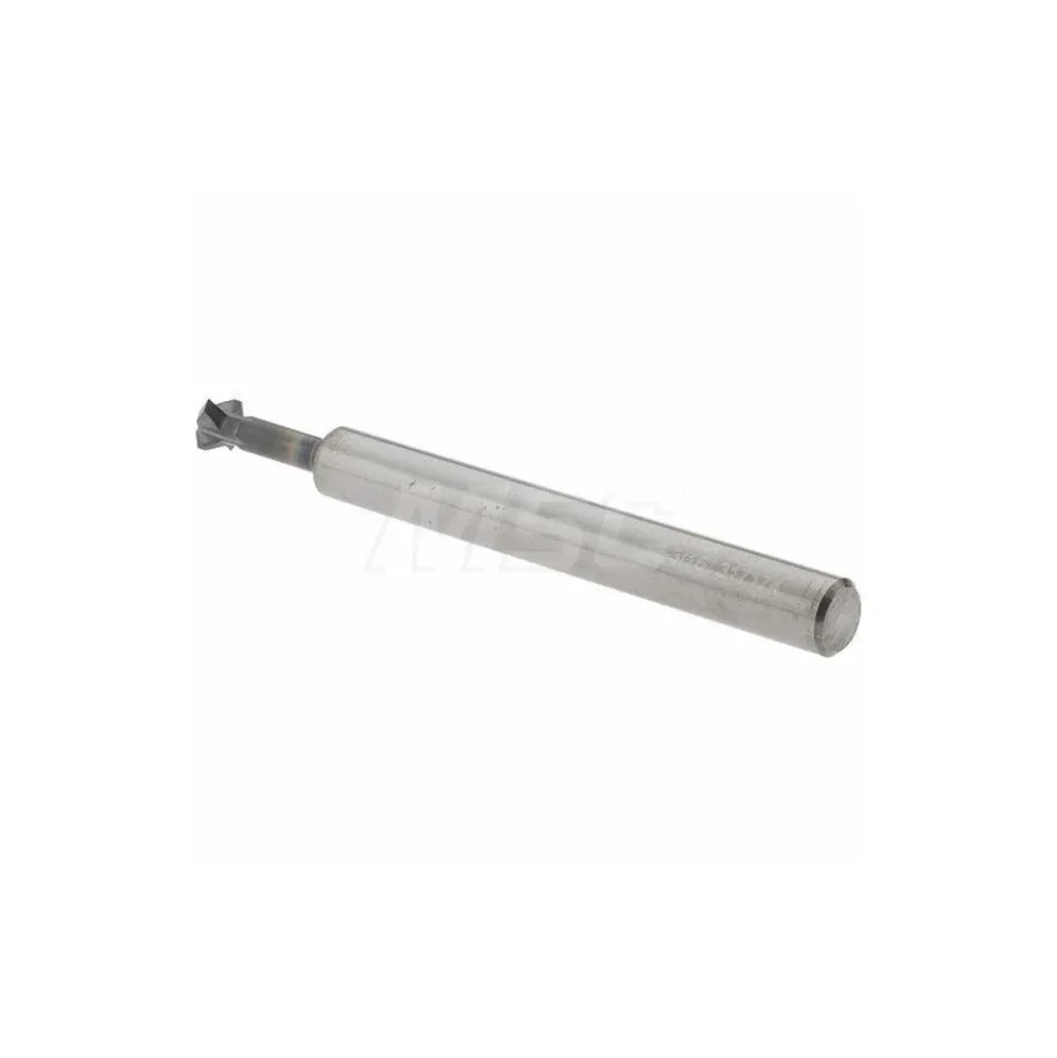Double Angle Milling Cutter: 90 °, 3/16" Cut Dia, 0.093" Cut Width, 3/16" Shank Dia, Solid Carbide