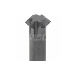 Double Angle Milling Cutter: 90 °, 3/8" Cut Dia, 1/8" Cut Width, 3/8" Shank Dia, Solid Carbide