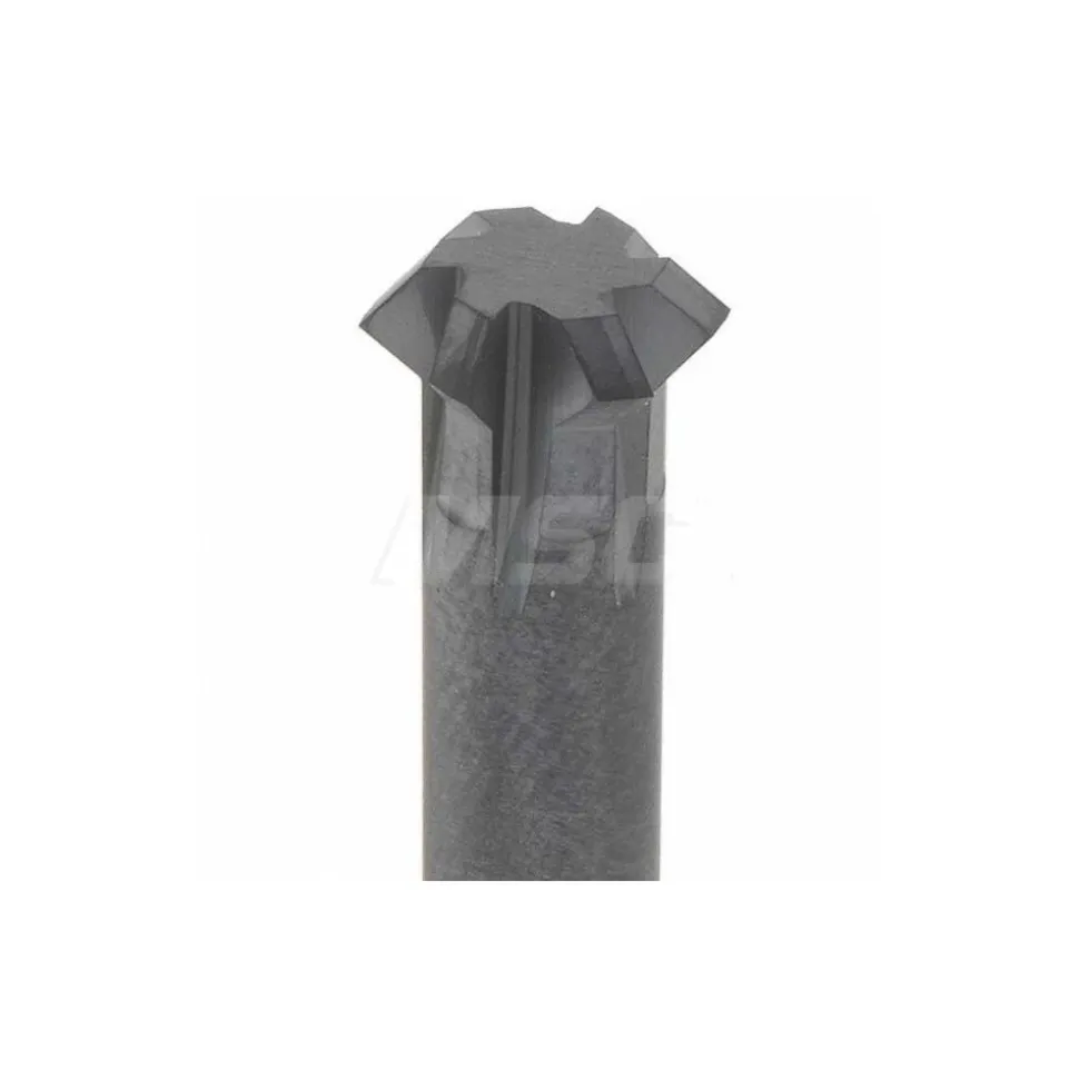 Double Angle Milling Cutter: 90 °, 3/8" Cut Dia, 1/8" Cut Width, 3/8" Shank Dia, Solid Carbide