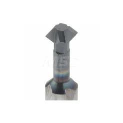 Double Angle Milling Cutter: 90 °, 1/4" Cut Dia, 1/8" Cut Width, 1/4" Shank Dia, Solid Carbide