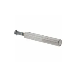 Double Angle Milling Cutter: 90 °, 1/4" Cut Dia, 1/8" Cut Width, 1/4" Shank Dia, Solid Carbide