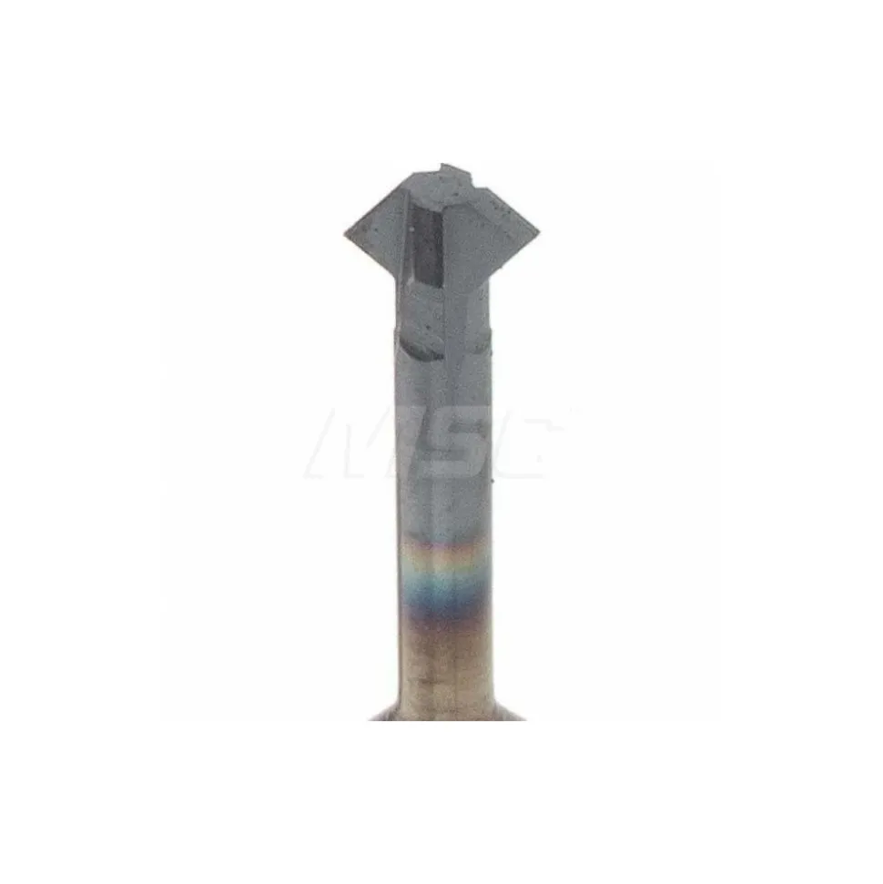 Double Angle Milling Cutter: 90 °, 1/8" Cut Dia, 0.062" Cut Width, 1/8" Shank Dia, Solid Carbide