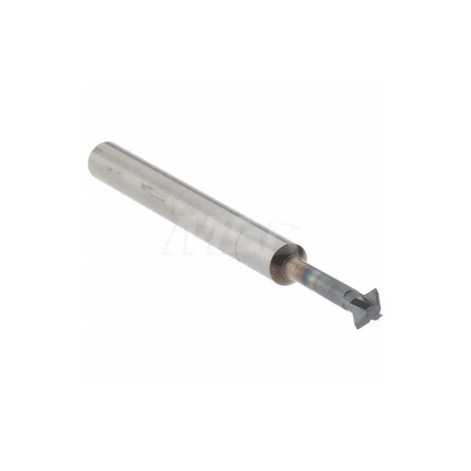 Double Angle Milling Cutter: 90 °, 1/8" Cut Dia, 0.062" Cut Width, 1/8" Shank Dia, Solid Carbide