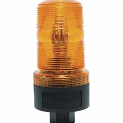 Double, Quad, Revolving & Single Light: Amber, Pipe Mount, 120VAC