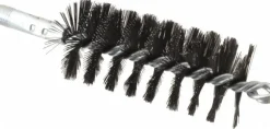 Double Stem/Single Spiral Flue Brush: 2" Dia, 7-1/2" OAL