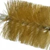 Double Stem/Single Spiral Tube Brush: 3-1/2" Dia, 8" OAL