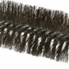 Double Stem/Spiral Tube Brush: 2" Dia, 7-1/4" OAL, Stainless Steel Bristles