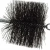 Double Stem/Spiral Tube Brush: 6" Dia, 7-1/2" OAL