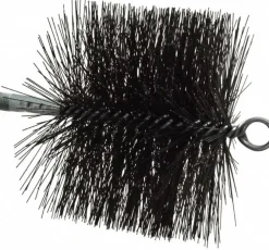 Double Stem/Spiral Tube Brush: 6" Dia, 7-1/2" OAL