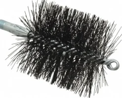 Double Stem/Spiral Tube Brush: 4" Dia, 7-1/2" OAL