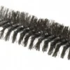 Double Stem/Spiral Tube Brush: 1-1/4" Dia, 7-1/4" OAL, Stainless Steel Bristles