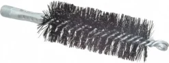 Double Stem/Spiral Tube Brush: 1-3/4" Dia, 7-1/2" OAL