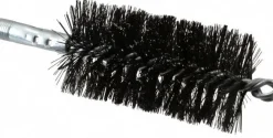 Double Stem/Spiral Tube Brush: 2-1/4" Dia, 7-1/2" OAL